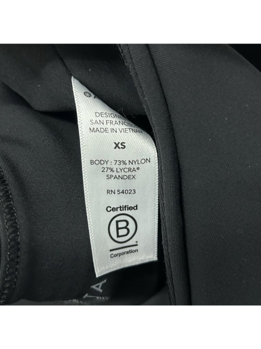 Athleta Stellar Tight Black High Rise Cropped Crop Trouser Pants XS Commute - Picture 10 of 15